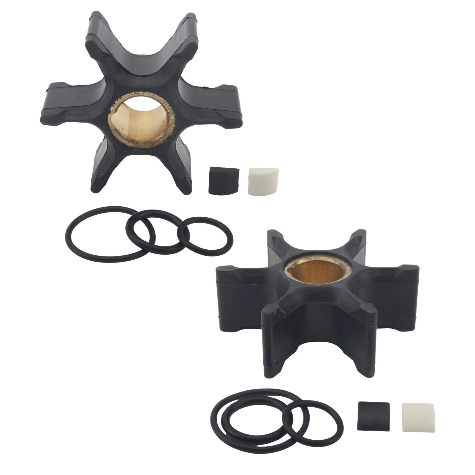 Water Pump Impeller & Key for Evinrude Johnson Outboard (85-235 HP)