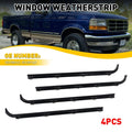 4X Door Window Seal Belt Weatherstrip for Ford F150 F250 F350 Bronco (1987–1997)