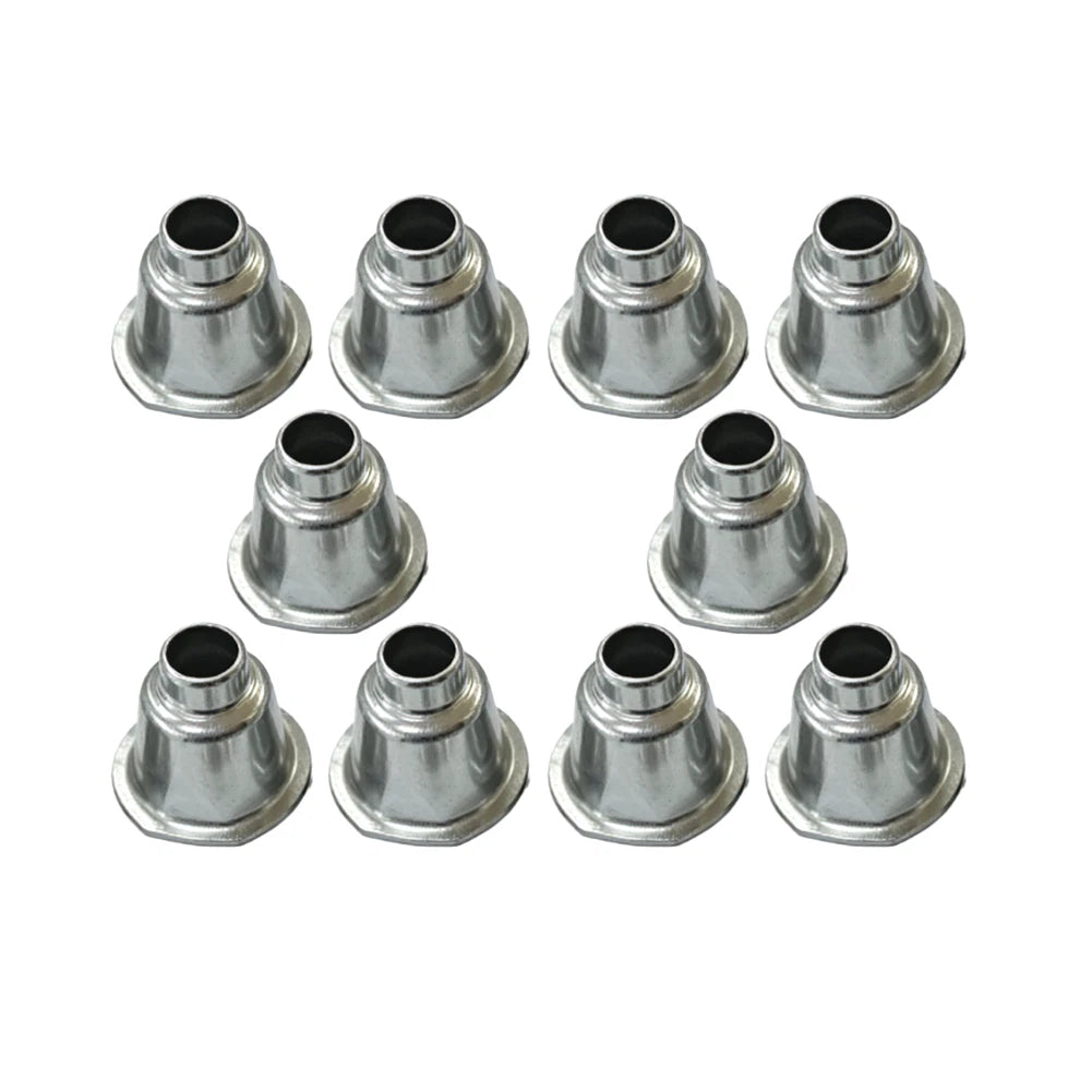 10 Starter Bushings Thimble for 1110 (084, 9102) Silver Metal