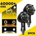 2X Smoked LED Turn Signal Lights for ATV