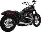 2-into-1 Upsweep Exhaust for Harley (2018–2024) Vance & Hines Brushed/Stainless