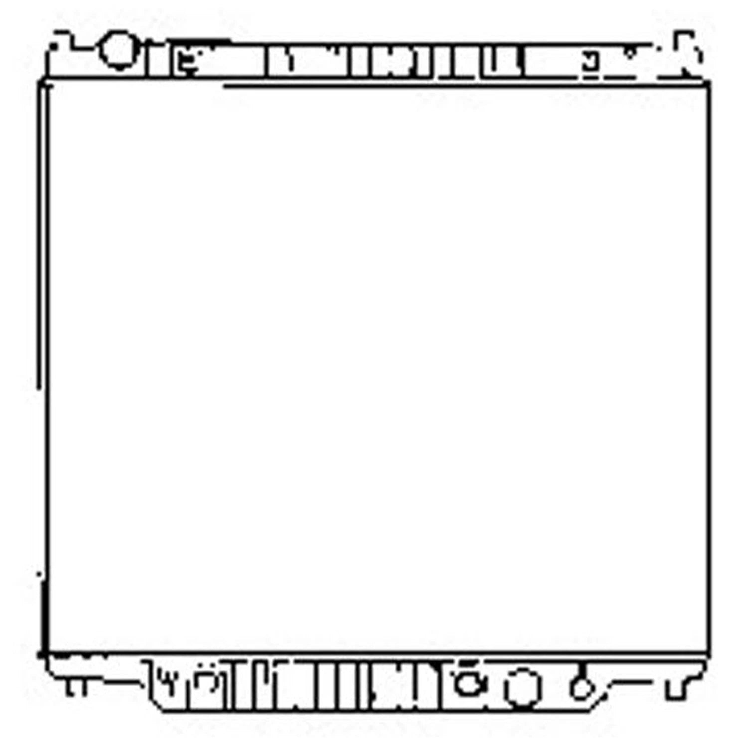 Replacement Plastic Aluminum Radiator for Ford Ranger PX (2011–2018)