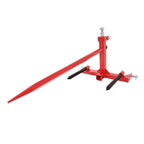 Gooseneck Ball Trailer Receiver Hitch for Cat 1 Hay Bale Spear (3000 lbs)
