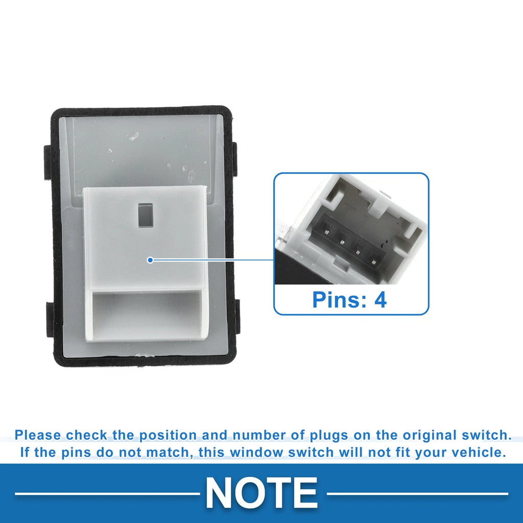 Passenger Side Power Window Switch for Audi A4 A6 (1996–2006)