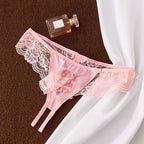 Bow Lace Thongs for Men - Romantic Night Wear