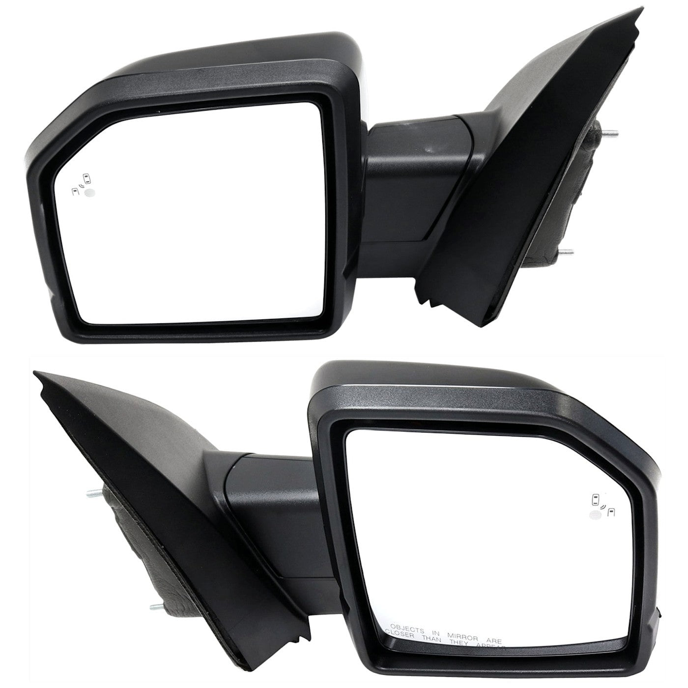 Set of 2 Heated Mirrors for Ford F150 (Left & Right)