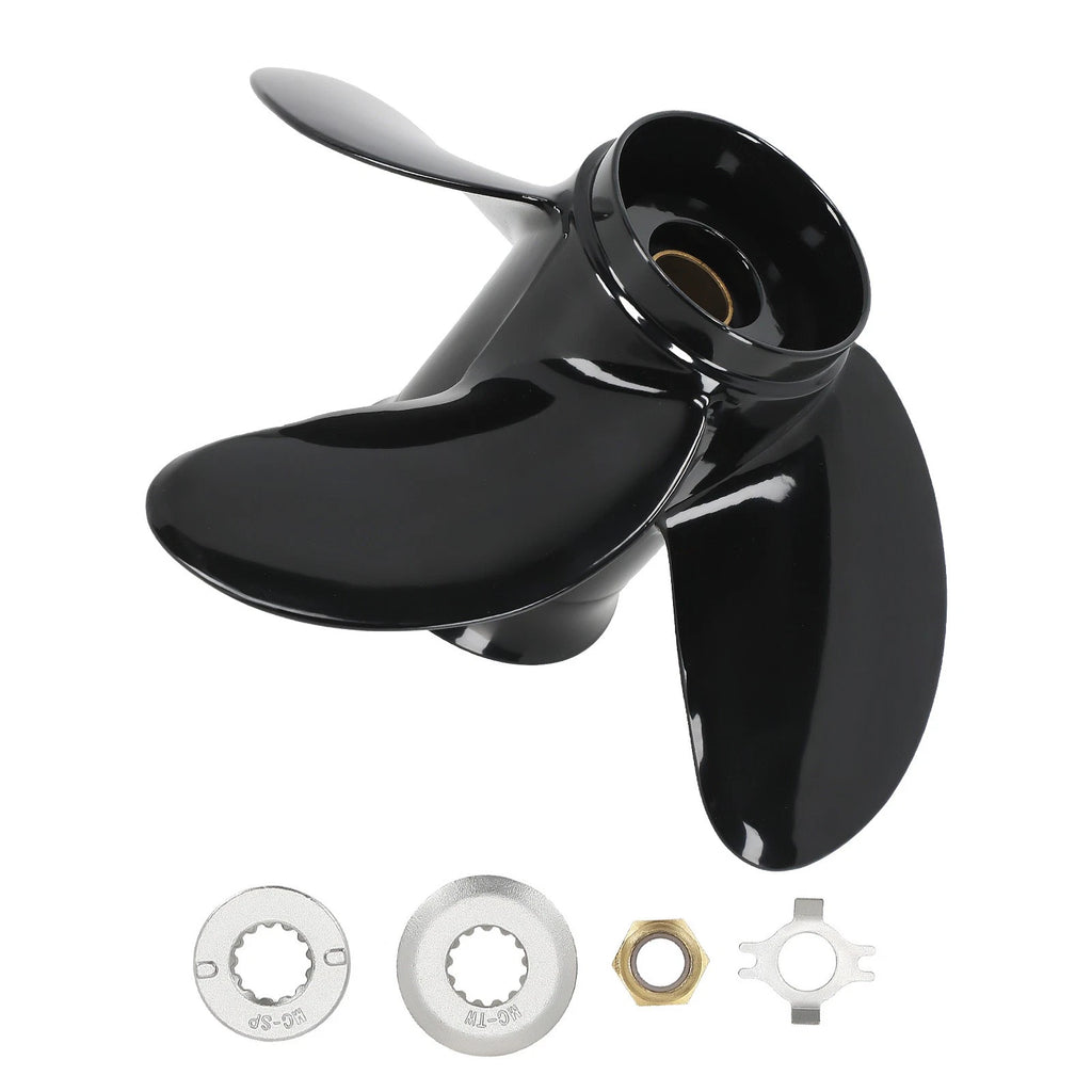 13" 4 Blade Aluminum Propeller for Mercury 50-75HP (2 Stroke) 48-8M8026630