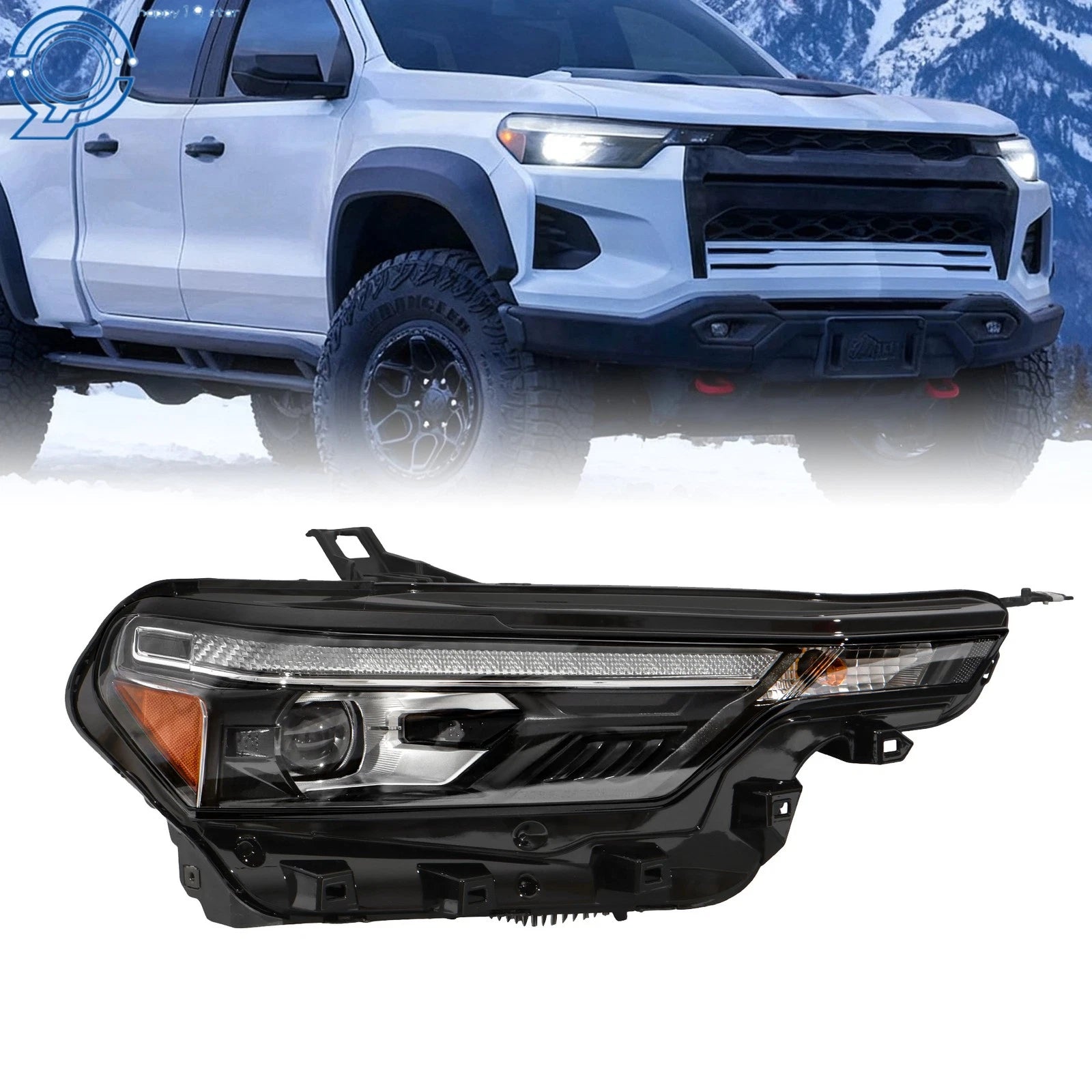 Full LED Headlight for Chevrolet Colorado (2023–2025) Right Side RH