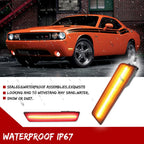 Set of 4 LED Side Marker Light Lamps for Dodge Challenger (2008–2014)