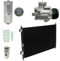 A/C Compressor Kit With Condenser for Honda Civic Hybrid (2003–2005)