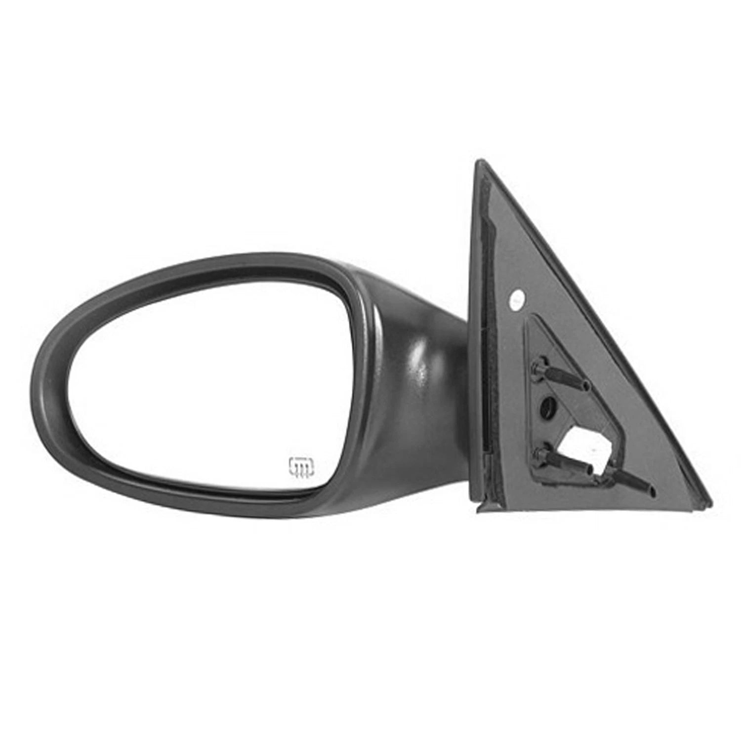 Replacement Ready to Paint Driver Side Power Door Mirror w Heated Glass for