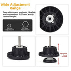 Heavy Duty Adjustable Cabinet Feet for Furniture (175KG Load)