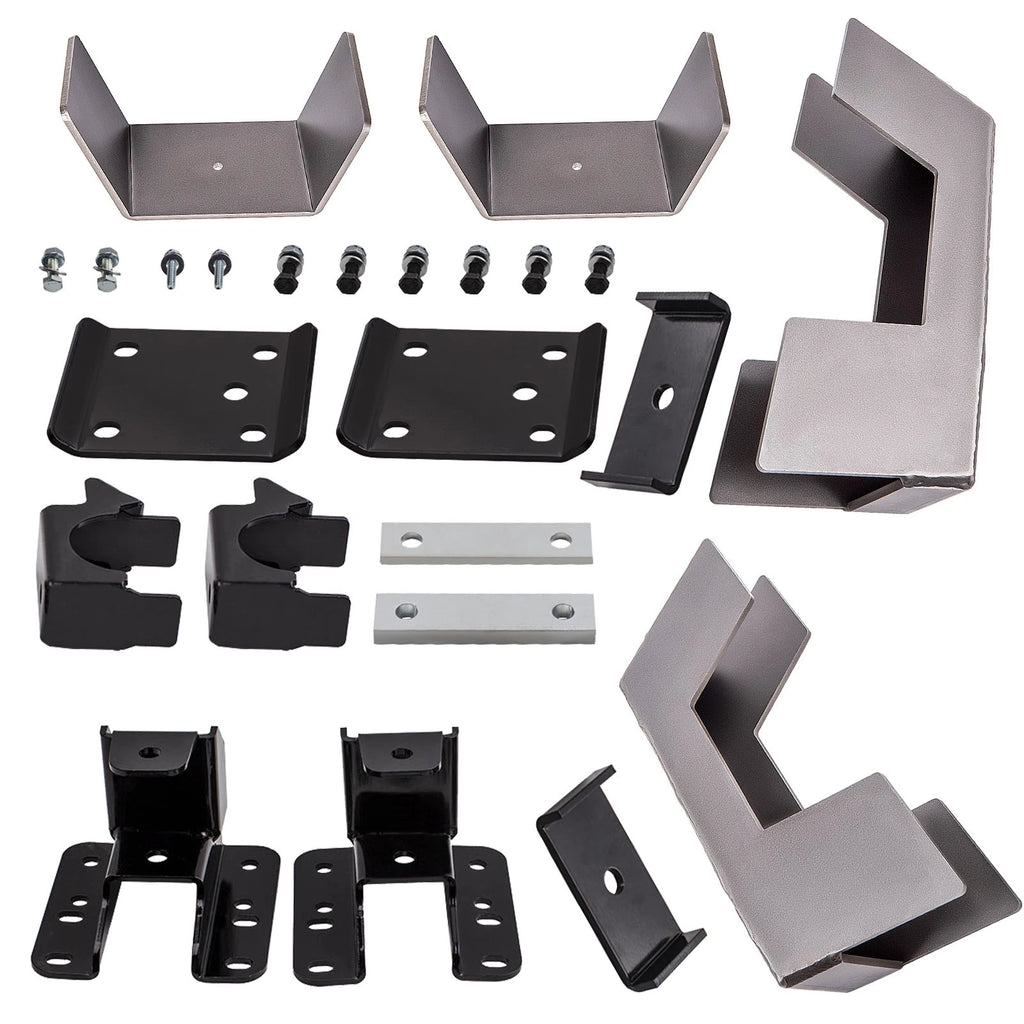 6" Drop Flip Kit Underbed C-Notch for Chevy Silverado GMC Sierra 1500 (2007–2018)