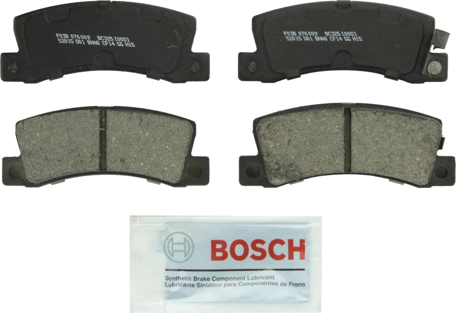 Rear QuietCast Ceramic Brake Pads for Bosch BC325
