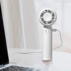 USB Rechargeable Handheld Fan with 3 Speeds for Desk Travel Outdoor