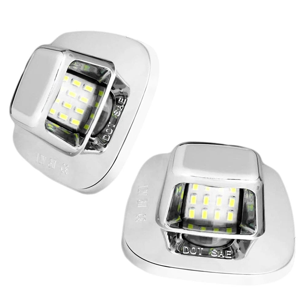 Bright White LED License Plate Light for Chevy C/K 1500 2500 (1988–2000)