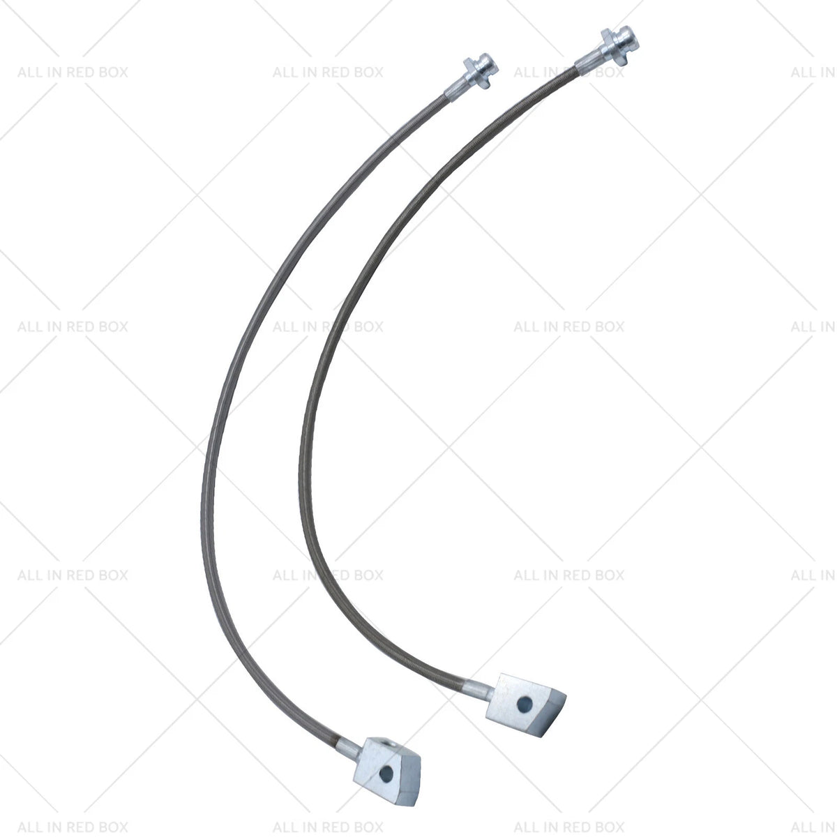 2X Extended Braided Brake Lines for Nissan Patrol GQ GU Y60 Y61 (1988–2007)