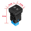 LED Push Button Switch for Toyota Corolla Camry Yaris AYGO (12V 3A)