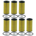 Set of 7 Engine Oil Filters for Wix (Cartridge Lube Metal Free)
