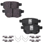 Brake Disc Rotors and Pads Kit for Lexus CT200h Prius Plug-In (2012–2015)