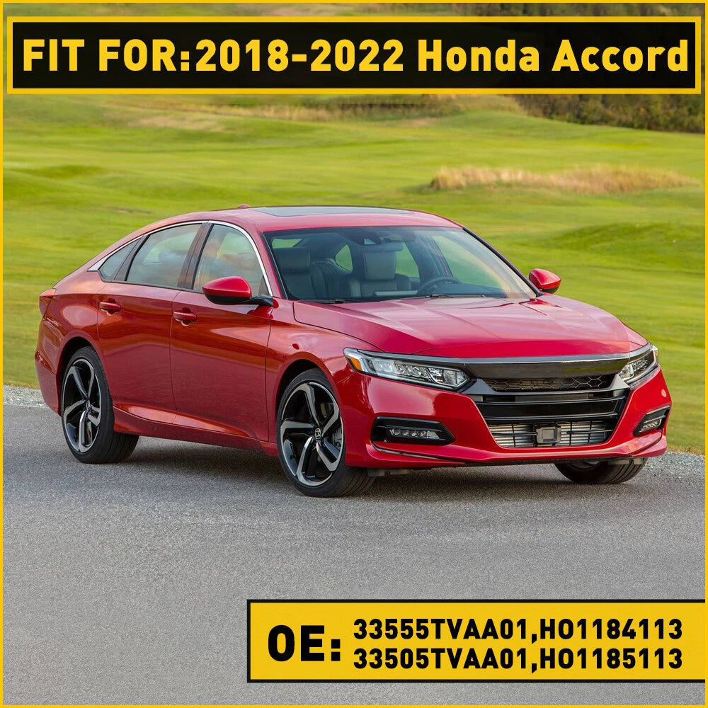 2X Rear Reflector Bumper Light for Honda Accord (2018-2022)