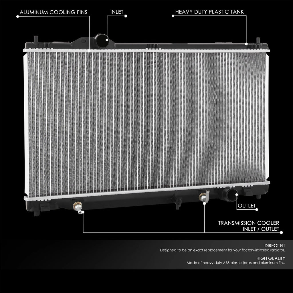 Cooling Radiator for Lexus GS450H (2008–2011) OE Style Aluminum Core 13334