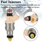 Set of 4 Fuel Injectors for Suzuki Sidekick, Tracker, X-90 (1995–1998) INP-470 T9 15710-58B00