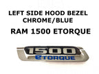 Chrome Left Side Hood Bezel for RAM 1500 ETORQUE (2021–2022) 68309828AB