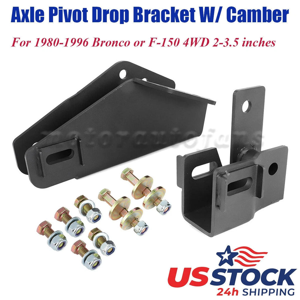 2-3.5" Lift Kit Axle Pivot Drop Bracket for Bronco F150 4WD (1980–1996)