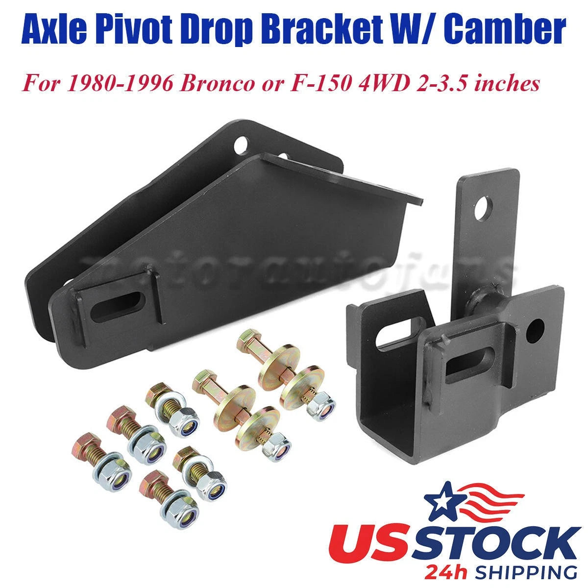 2-3.5" Lift Kit Axle Pivot Drop Bracket for Bronco F150 4WD (1980–1996)
