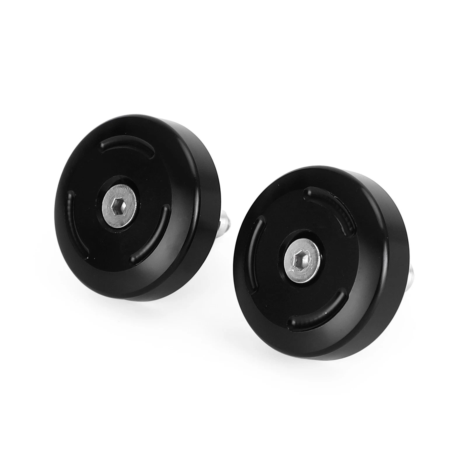 CNC Pair Black Frame Insert Plug for Tiger 800 (2011–2018)