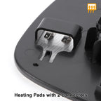 Left Side Heated White Mirror Glass for Nissan Juke (2019–2022)