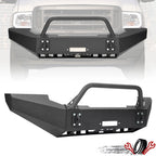 Black Steel Front Bumper Assembly for Ford F-250 F-350 Super Duty (1999–2004)