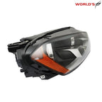 Right Headlight for Volkswagen Golf MK7 (2015–2017) Halogen Black Housing
