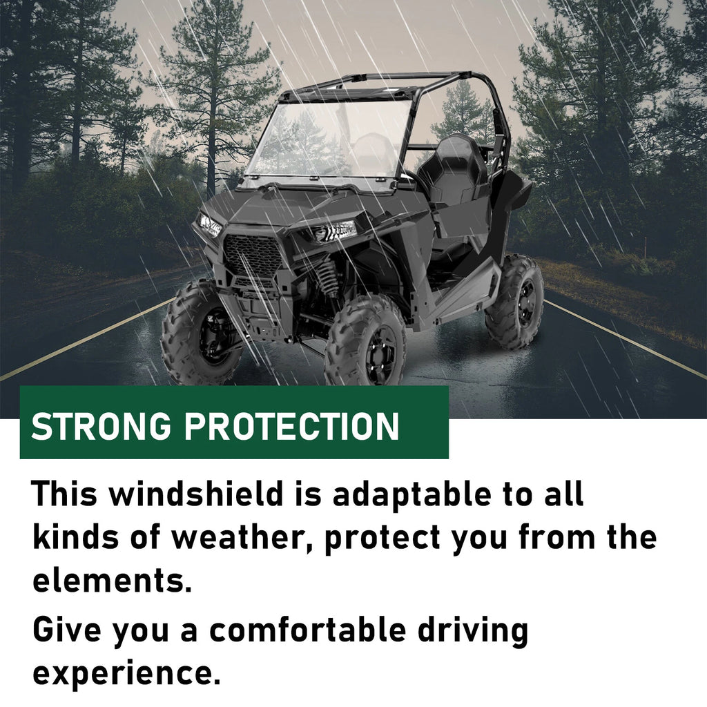 Full Windshield Scratch Resistant for Polaris RZR 900 (2015–2020) / XP Turbo (2014–2018)