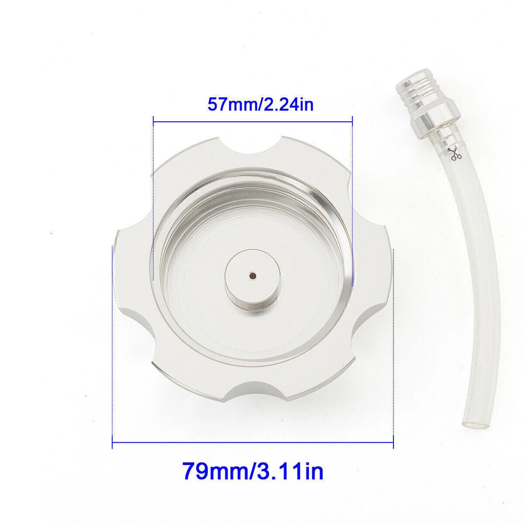 Gas Fuel Tank Cap + Breather Pipe for Honda CRF150F CRF230F (2003–2017)