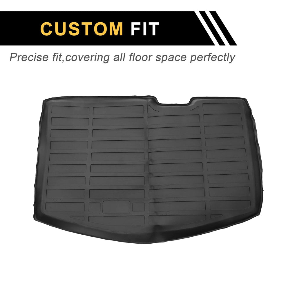 Cargo Liner Rear Trunk Mat for Chevrolet Bolt EV (2017–2021) Rectangular Grid