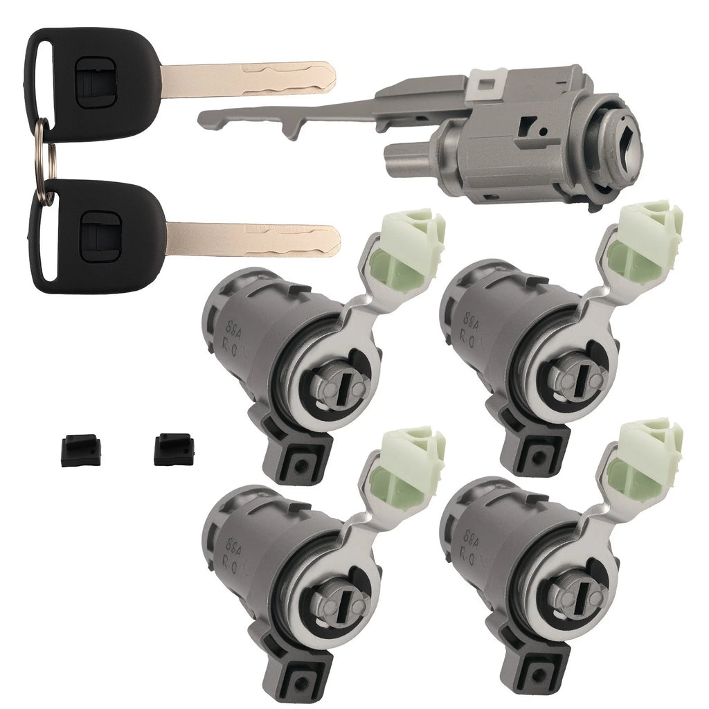 Ignition Switch Cylinder Door Lock & Keys for Honda Civic CR-V