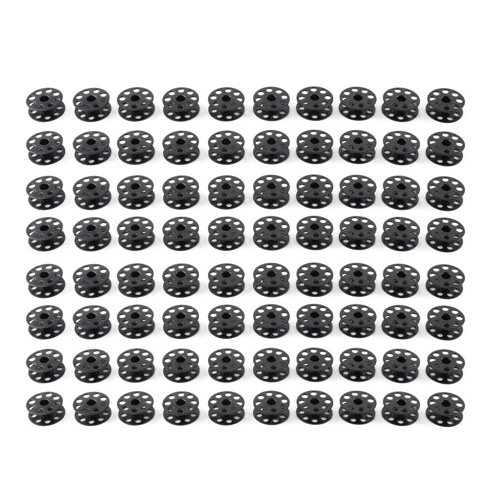 80pcs Slotted Bobbins "M" for Sewing Machines #18034