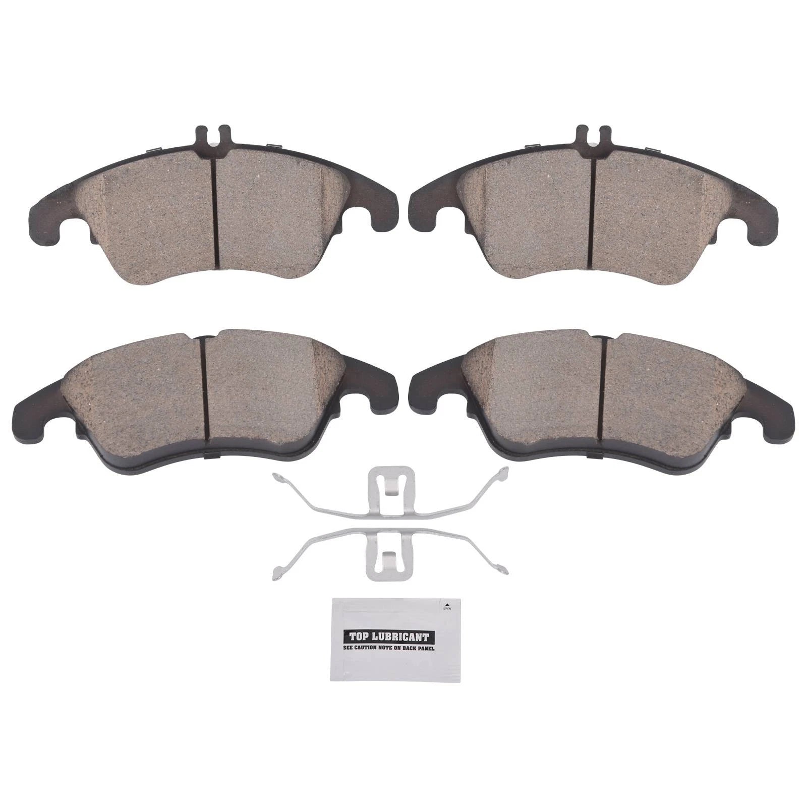Front Ceramic Brake Pads for Mercedes-Benz C250 C300 C350 E350 E400 E550 SLK350 (2012–2016)