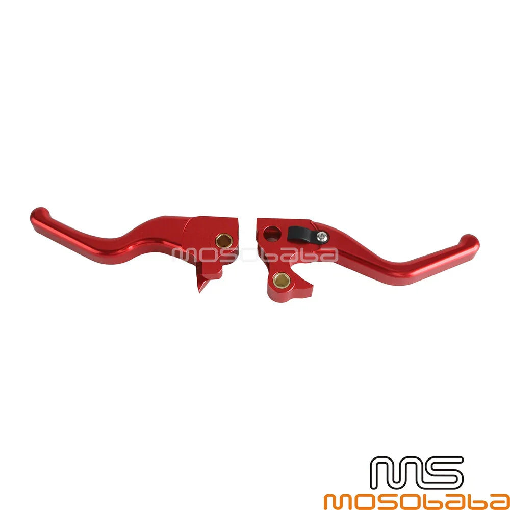 Red Front Hand Brake Clutch Levers for Harley Sportster XR1200/XR1200X/XL1200L (2007-2019)