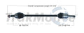Surtrack Rear Passenger Right CV Axle Shaft for Ford (2010–2012) FD-8240