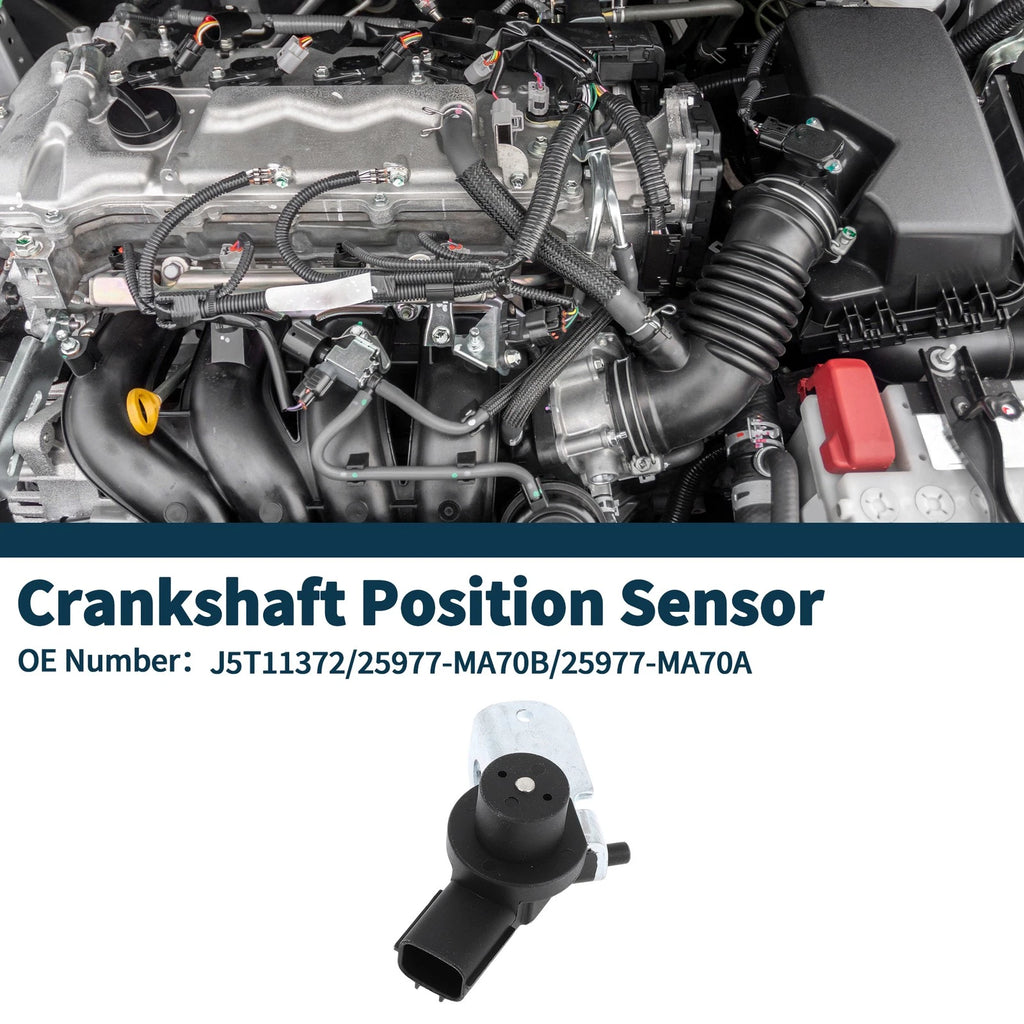 Crankshaft Position Sensor for Nissan Patrol Y61 (No. 25977-MA70B) 1 Pc Black