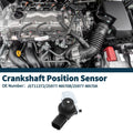 Crankshaft Position Sensor for Nissan Patrol Y61 (No. 25977-MA70B) 1 Pc Black