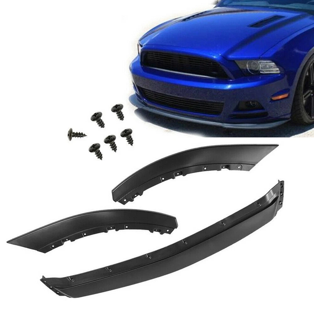 Front Bumper Lip Spoiler for Ford Mustang (2013â2014) ABS Black