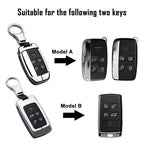 Jaguar Land Rover Key Fob Case Cover Shell Leather for Discovery Range Rover