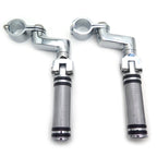 Diamond Chrome Foot Peg Kit for Harley SuperLow 1200T (2014–2016)