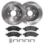 Front Brake Rotors & Pads Set for Buick Enclave (2008–2017), Saturn Outlook (2007–2010)