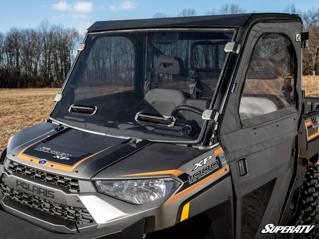 Scratch Resistant Vented Tinted Windshield for Polaris Ranger XP (2021–2023)