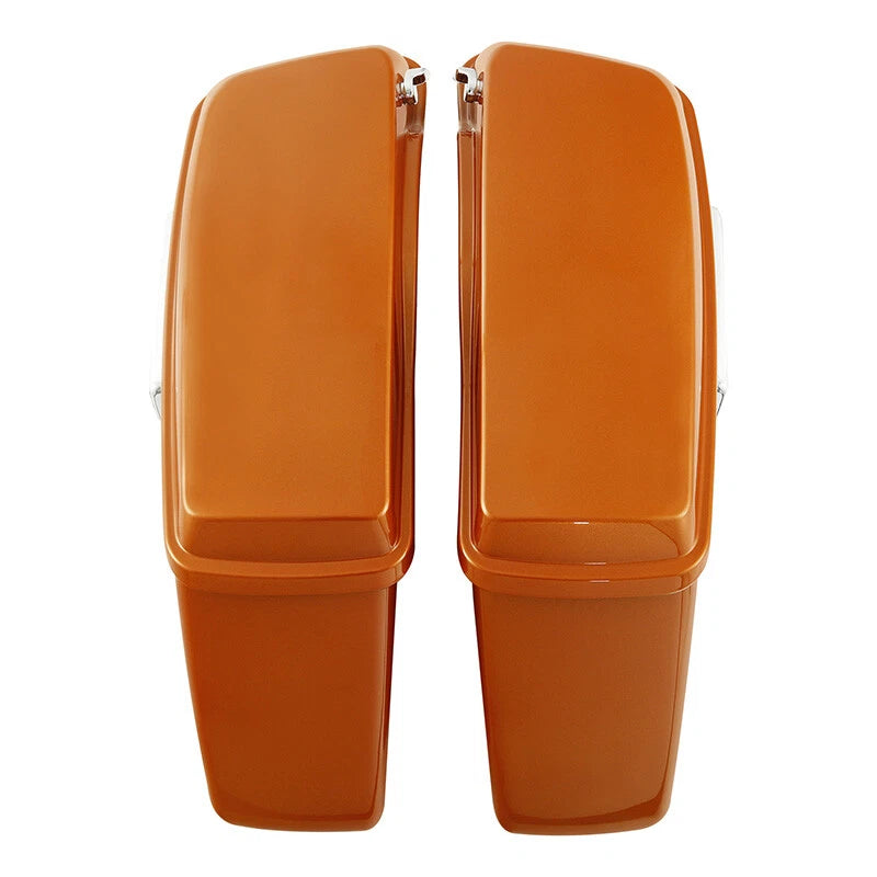 Hard Saddlebags for Harley Touring Electra Street Glide (2014–2024) Amber Whiskey